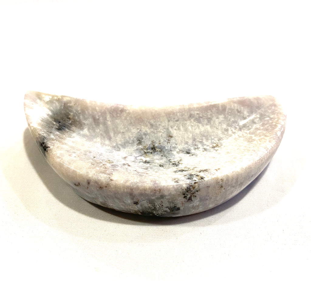 Coral Fossil Moon Dish - Lighten Up Shop