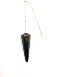 Blue Tiger’s Eye Pendulum - Lighten Up Shop