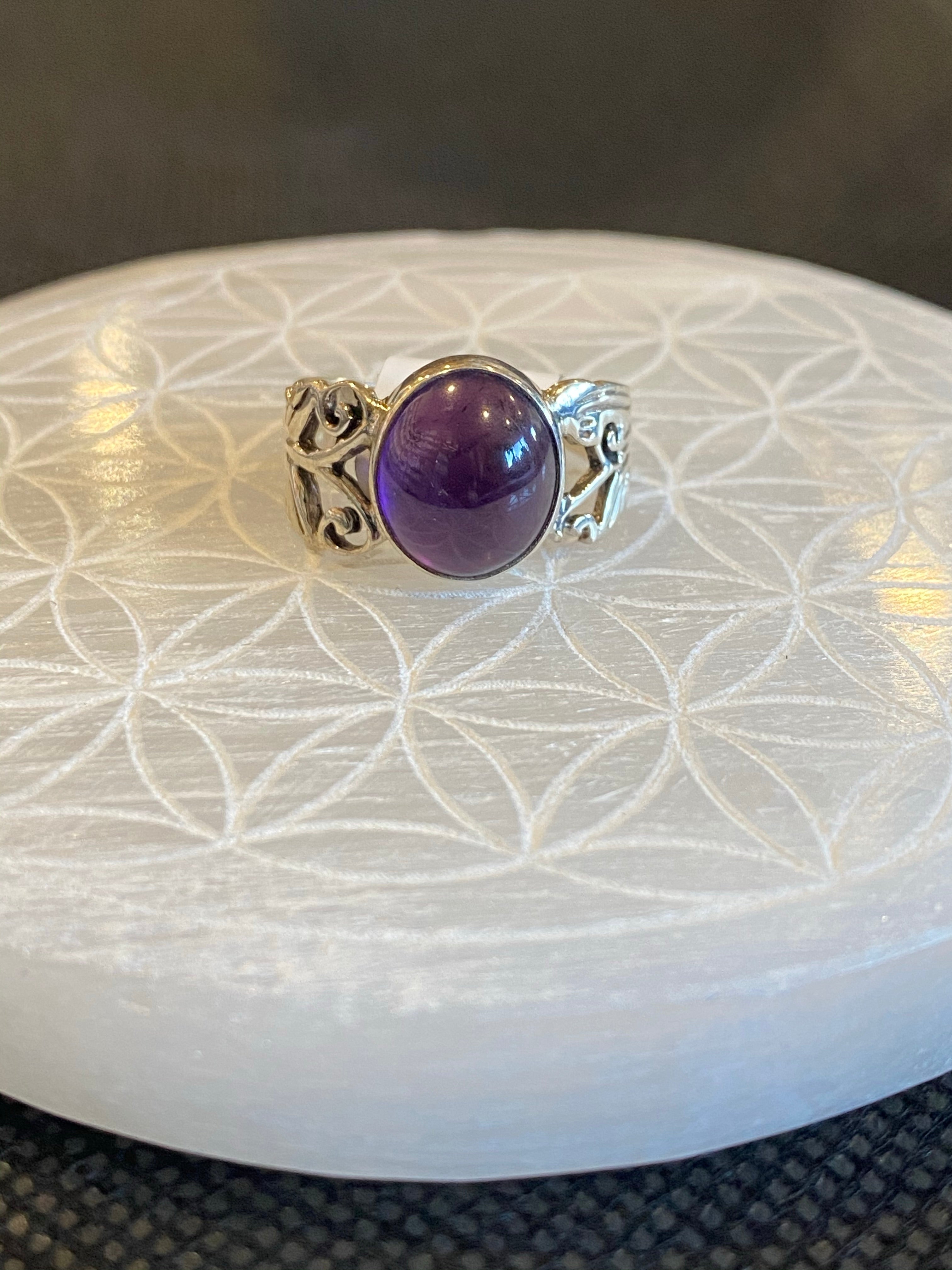 Amethyst  Ring $44 - Lighten Up Shop