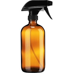 Glass Amber Spray Bottle - Lighten Up Shop