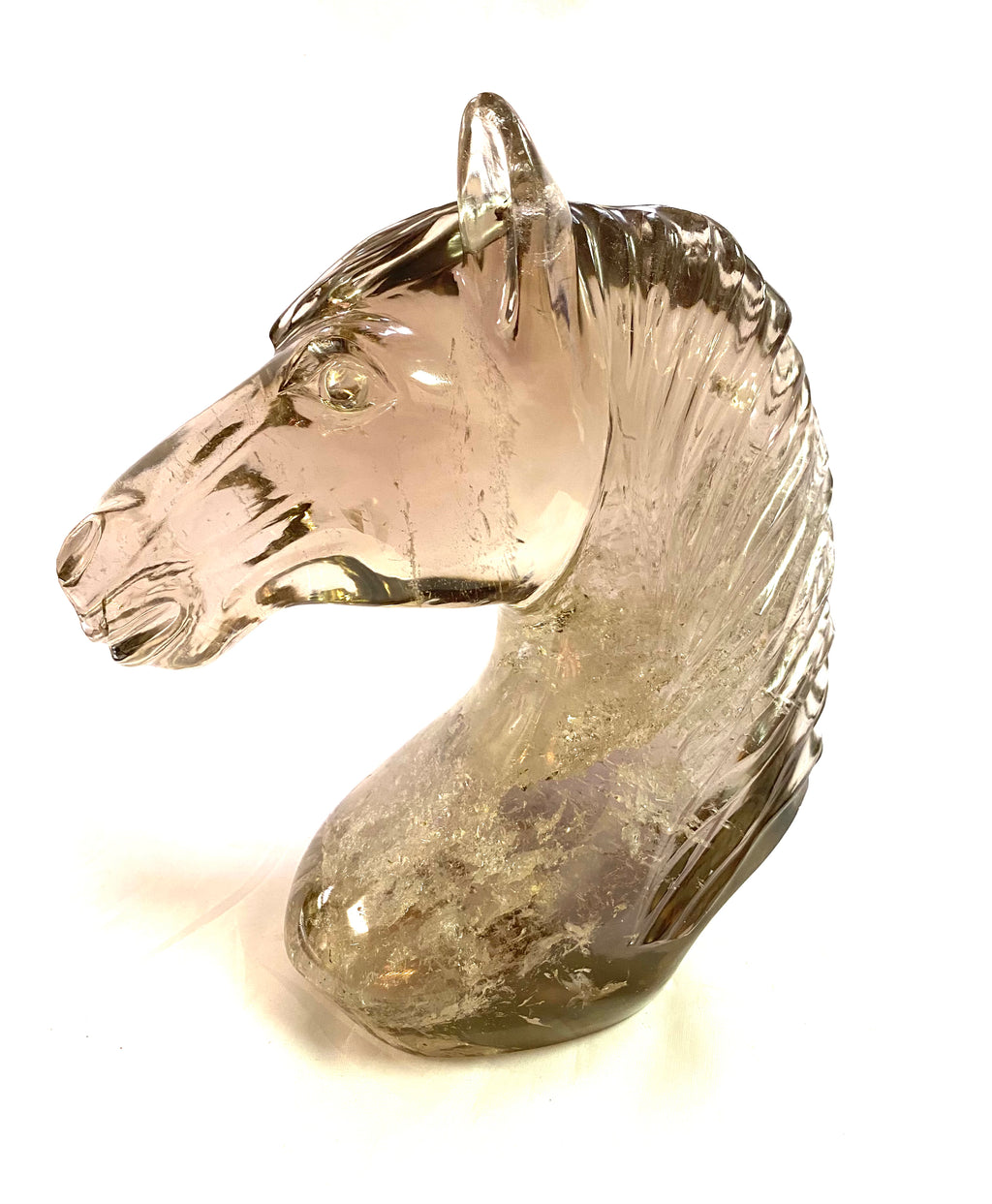 Natural Smoky Quartz Horse Head - Lighten Up Shop