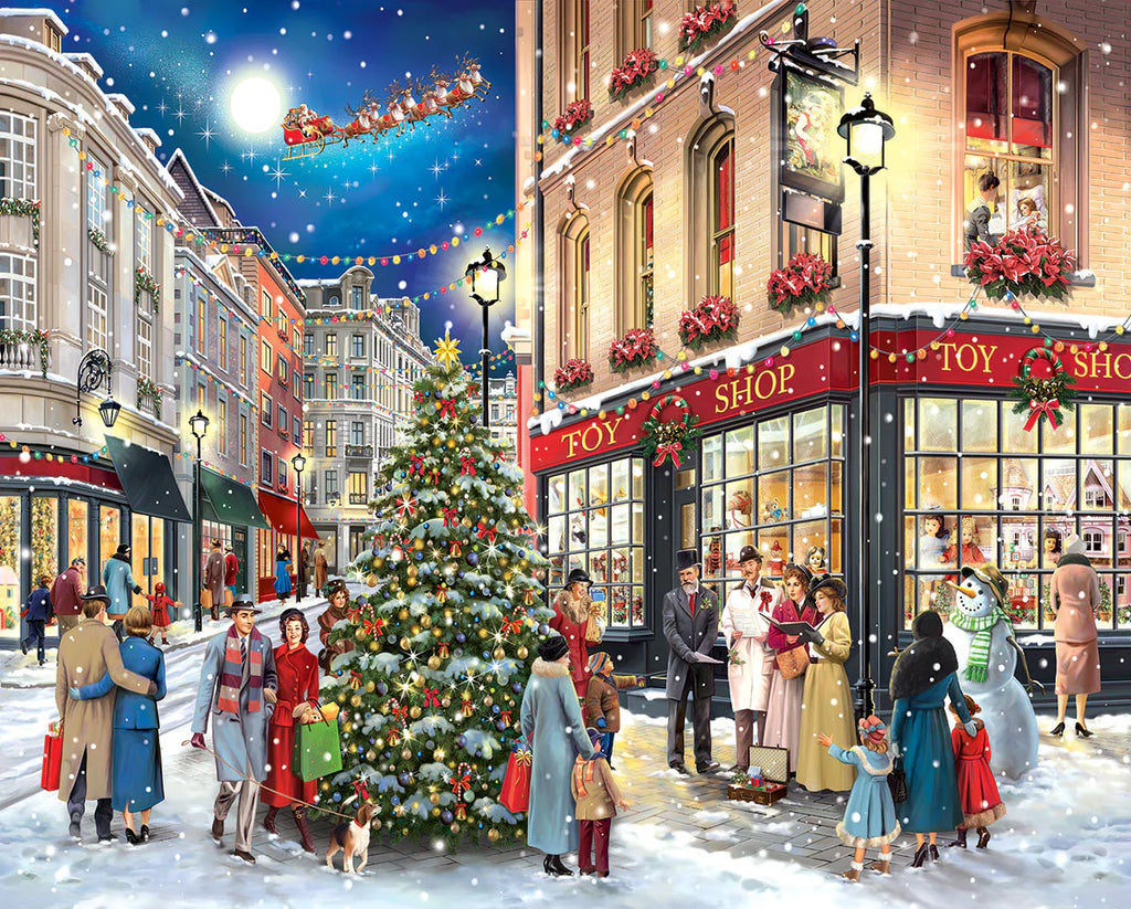 Christmas Carolers Puzzle 1000pc - Lighten Up Shop