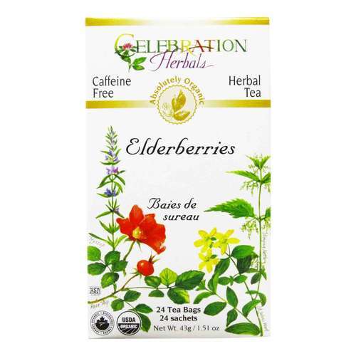 Celebration Herbals Organic Elderberries Tea - Lighten Up Shop