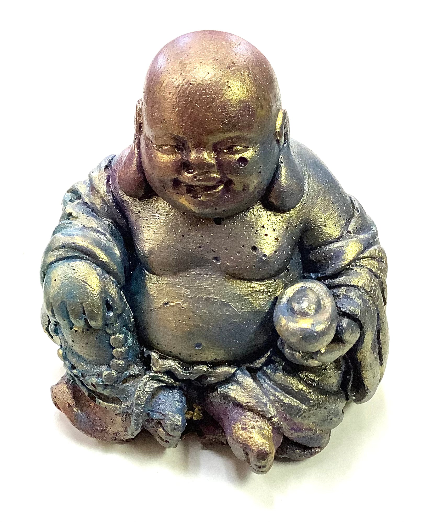 Buddha Statue - Blue/Purple - Lighten Up Shop