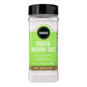 Sundhed Iodized Natural Salt 750g - Lighten Up Shop