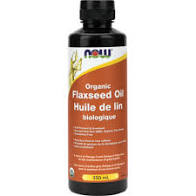 NOW Organic Flaxseed Oil 500ml - Lighten Up Shop