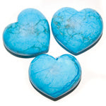 Blue Howlite Heart 1.5" - Lighten Up Shop