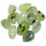 Prehnite Loose Tumbled (with Black Epidote) - Lighten Up Shop